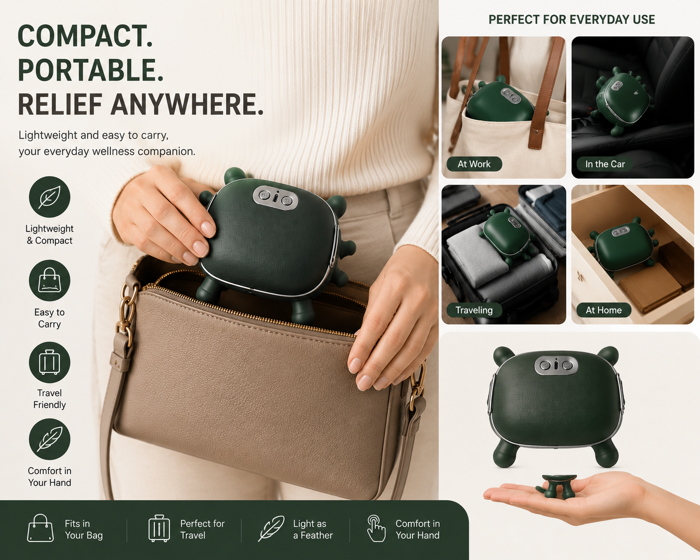 AVVIRA Rechargeable Neck & Shoulder Massager